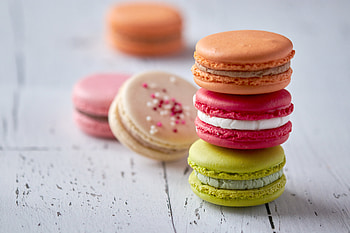 Food, Desert, Cookies, Multicolored, Motley, Cake, Macaroni, Pasta HD wallpaper
