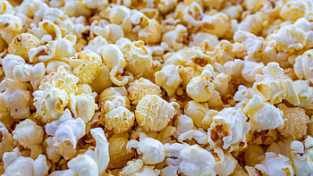 Popcorn like in the movies, Homemade snack, Quick and delicious, Tasty treat HD wallpaper