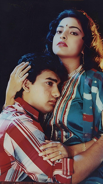 Bollywood actor, juhi chawla, amir khan HD phone wallpaper
