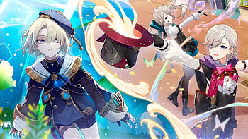 Genshin Impact Lyney and Lynette, Lyney (Genshin Impact), Lynette (Genshin Impact), video game, Genshin Impact, Freminet (Genshin Impact) HD wallpaper
