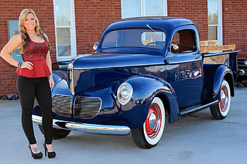 1940-Willys-Pickup, Truck, Model, Classic, Babe HD wallpaper