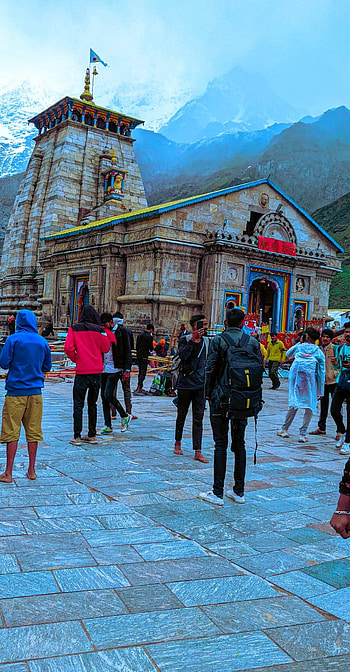 Kedarnath, sky, mountain HD phone wallpaper