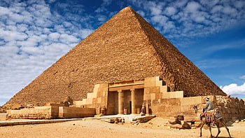 Pyramids of Giza, Egyptian pyramids , Timeless backgrounds, Architectural marvels HD wallpaper