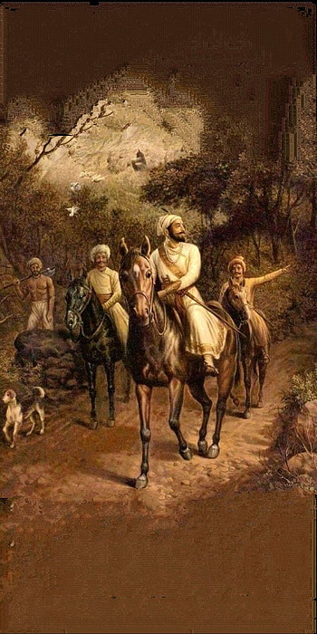 Chhatrapati Shivaji, horse, art HD phone wallpaper