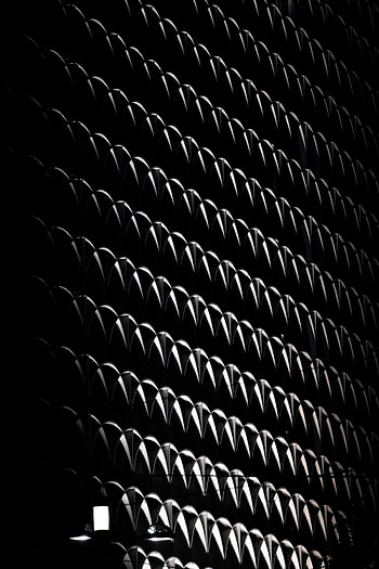 Building, Dark, Illumination, Facade, Lighting HD phone wallpaper