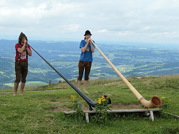 Sdtirol jazzfestival alto, Adige in alta, Alphorn experience, Swiss customs HD wallpaper