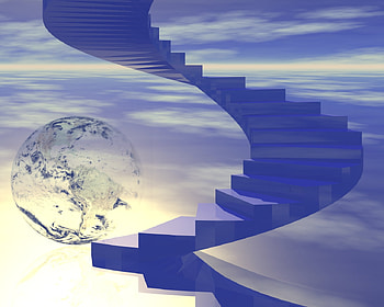 Heavenly Earth, 3d and cg, blue, abstract HD wallpaper