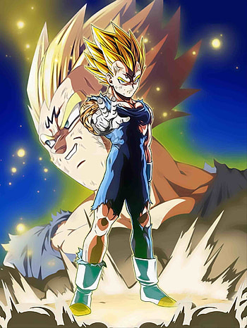 Majin Vegeta, Posted by Ethan Mercado HD phone wallpaper