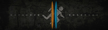 Portal 2 Dual Screen : gaming HD wallpaper