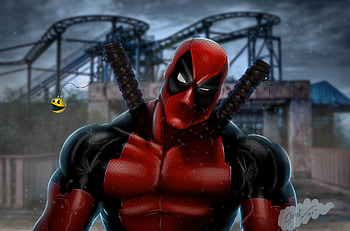 Deadpool Cool Guy, deadpool, artwork, superheroes, digital-art HD wallpaper
