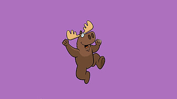 Cartoon, Background, Art, Vector, , Drawing, Colorful, Colourful, Bounce, Jump, Deer HD wallpaper