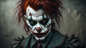 Palhaço da Cena, fantasy, gothic, horror HD wallpaper