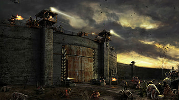 Post-apocalyptic aftermath, Ruined world, Apocalyptic scenery, Abandoned landscapes HD wallpaper