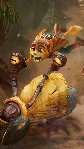 Ratchet and Clank, Rift Apart gameplay, Ultra , Ratchet character art HD phone wallpaper