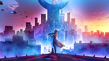 Gods Dream, violin, artist, artwork, digital-art HD wallpaper