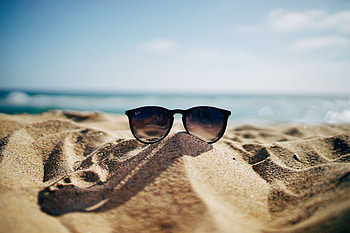 Sea, Sand, Miscellanea, Miscellaneous, Glasses, Spectacles, Sunglasses HD wallpaper