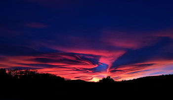 Nature, Sunset, Sky, Clouds HD wallpaper