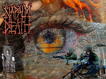 Napalm Death, heavy, music, logo, napalm, metal, death HD wallpaper