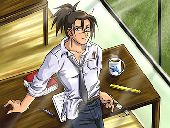 iruka sensai, anime, ninja, class room HD wallpaper