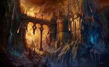 Enemy at the gates by Ming Fan, Fantasy castle, dragons, digital art, fantasy HD wallpaper