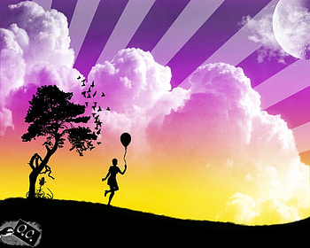 Live your life, girl, fantasy HD wallpaper