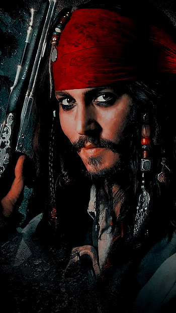 Jhonny depp, flash graphy, hair, pirates of Caribbean HD phone wallpaper