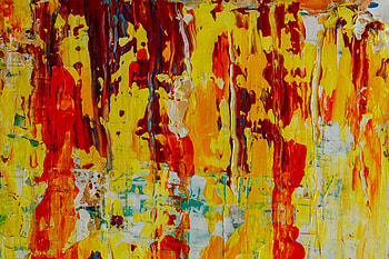 Blue-red stains, artwork, texture HD wallpaper