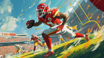 Dynamic Football Toucown, football, toucown, NFL, Sports, athlete HD wallpaper