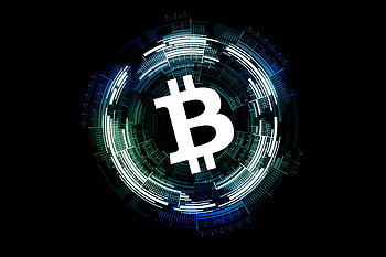 Bitcoin, abstract, cryptocurrency, currency, logo HD wallpaper