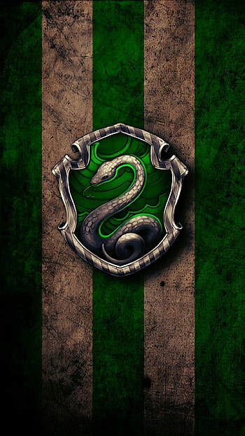 Slytherin wappen, Striking , Crest design, Symbolic representation HD phone wallpaper
