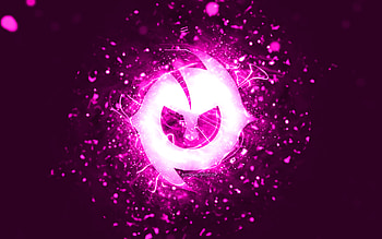 Paulo Dybala purple logo, , purple neon lights, creative, purple abstract background, Paulo Dybala logo, football stars, Paulo Dybala HD wallpaper