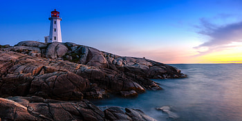 Nature, Sea, Building, Rocks, Coast, Lighthouse HD wallpaper