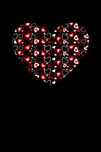 Art, Hearts, Love, Dark, Heart HD phone wallpaper