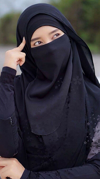 Muslim Girl , Black HD phone wallpaper