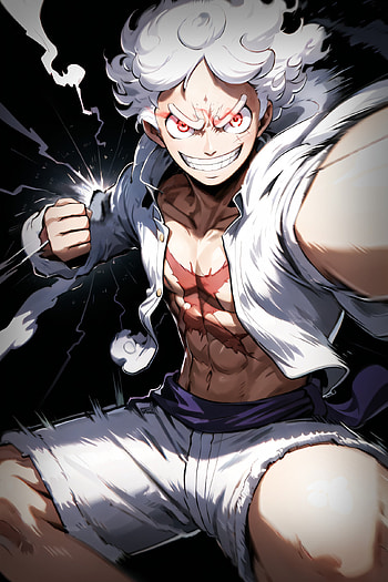 Monkey D. Luffy - Gear 5, Monkey D. Luffy, Gear 5 (One Piece), Anime, One Piece HD phone wallpaper
