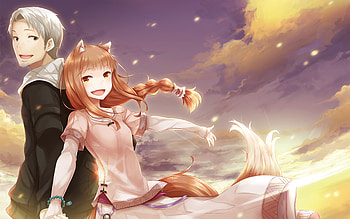 Spice and Wolf, Anime , Holo and Lawrence, Anime series HD wallpaper