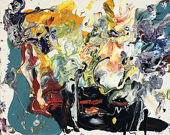 Look Closely, Yellow, Art, Black, Colors, people, Blue HD wallpaper
