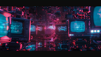 Abyss: Retro Tech Maze, Abyss HD wallpaper