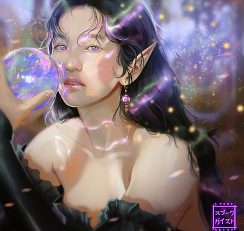 Fairy, frumusete, art, gorgeous, girl, purple, superb, fantasy, ashe, arends, luminos, bubble HD wallpaper
