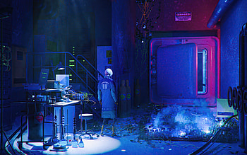 Top Secret Laboratory , artist, artwork, digital-art, deviantart HD wallpaper