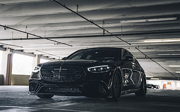 Mercedes-Benz S-Class, 2022, W223, front view, black sedan, S-Class tuning, black S-Class, W223 tuning, German cars, Mercedes-Benz HD wallpaper