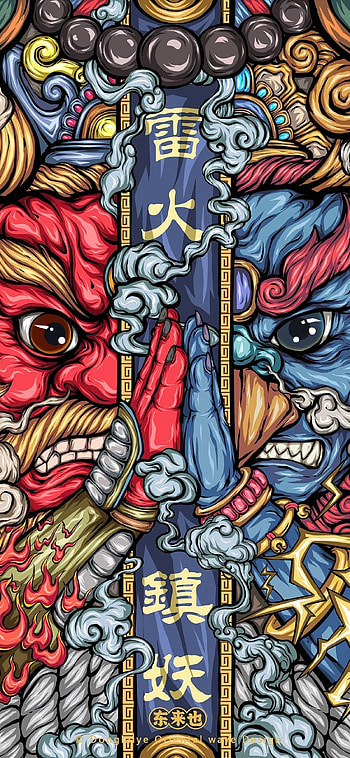 Art. Dragon , Graffiti , Pop art , Japanese Tattoo HD phone wallpaper