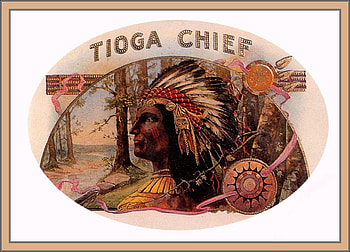 Tioga Chief, chief, other, people, indian, cigar box, folk art HD wallpaper