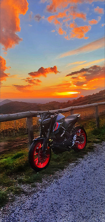 MT 125 2020, cloud, sky, mt125, moto HD phone wallpaper