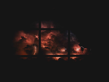 Clouds, Dark, Window, Overcast, Mainly Cloudy HD wallpaper