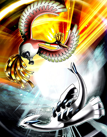 47 Ho-Oh and Lugia , Legendary Pokmon HD phone wallpaper