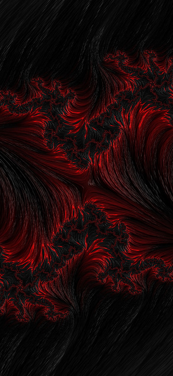 Red-dark threads, abstract, art HD phone wallpaper