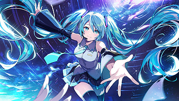 Hatsune Miku - The Eminence In Shadow: Master of Garden, Hatsune Miku, the eminence in shadow, game art, Anime, anime girl HD wallpaper