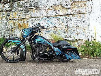 CamTech Custom Baggers, blue, , custom, black HD wallpaper