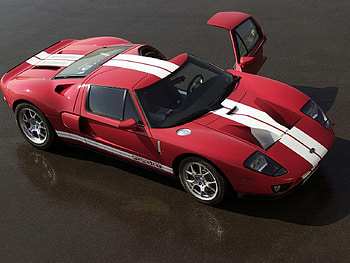 GT, ford, car, red HD wallpaper